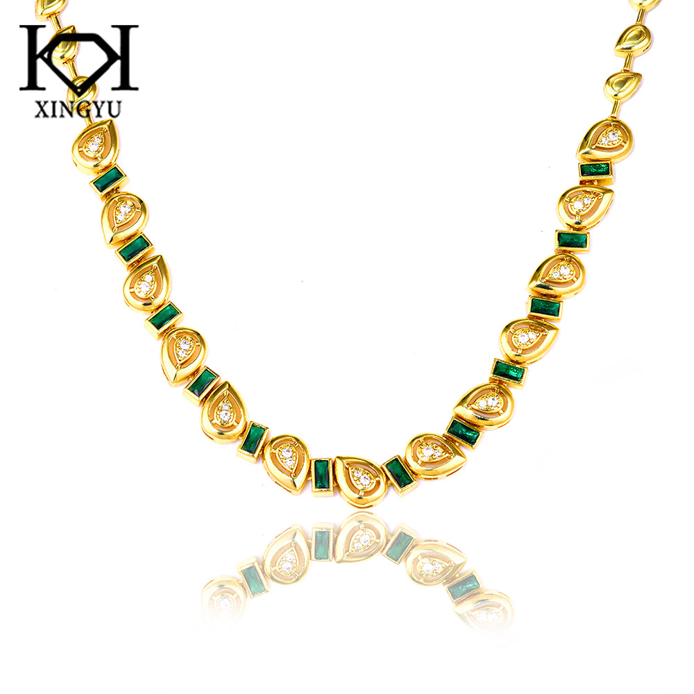 Colar Emerald Glow YE0026