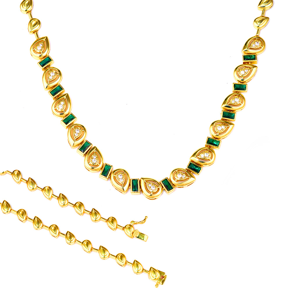 Colar Emerald Glow YE0026
