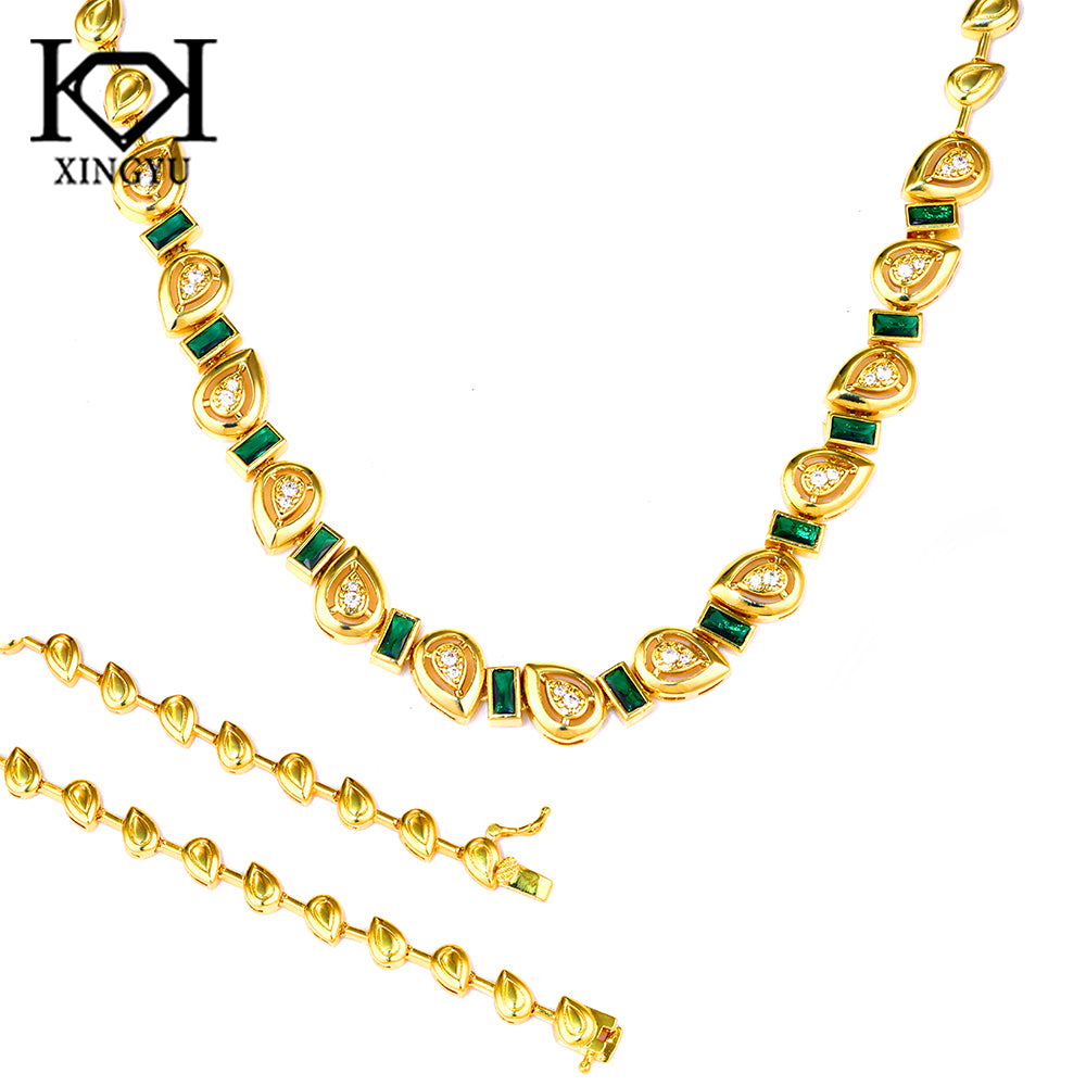 Colar Emerald Glow YE0026
