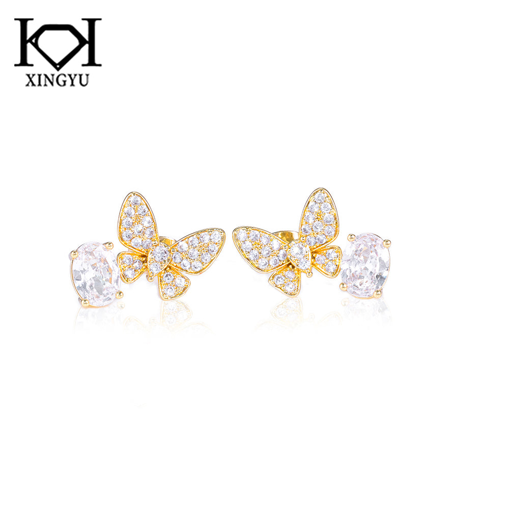 Brincos Borboletas de luxo DCG1005