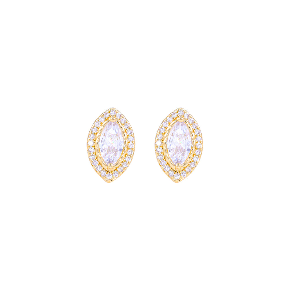 Brincos Gotas Cravejadas Sublime DCG0869