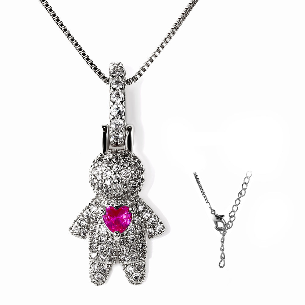 Pingente Menina Cravejada para Rivieras XYP101901