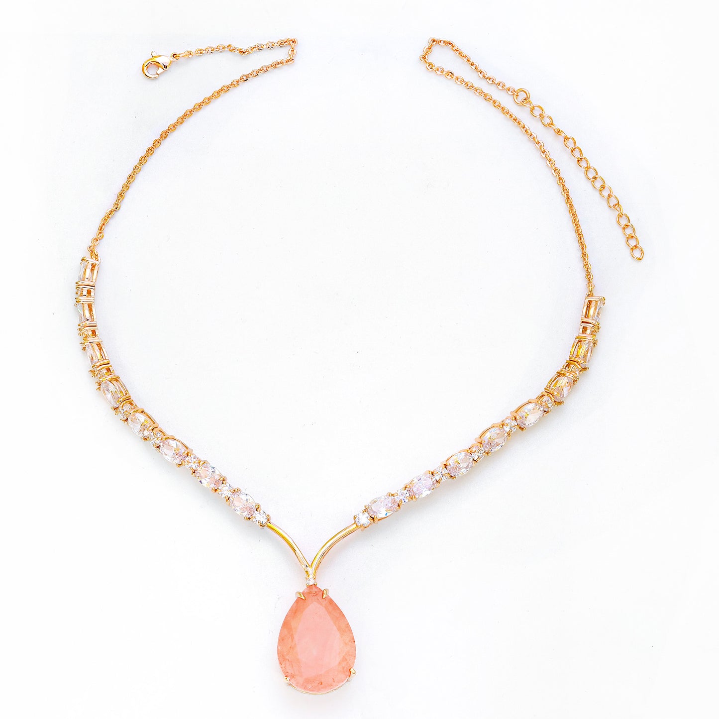 Colar de pingente de gota de água - XYN101349