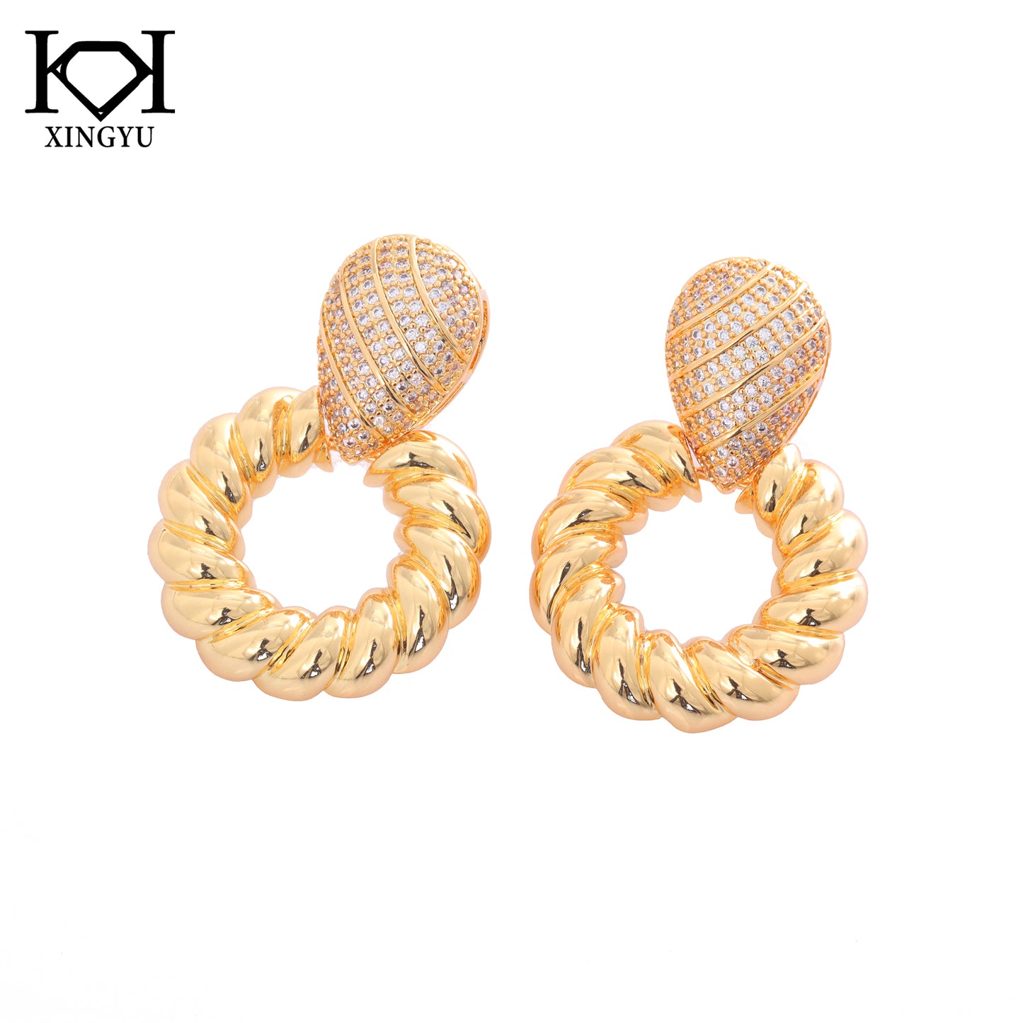 Brincos Aro Elegancia Unica XYE104812