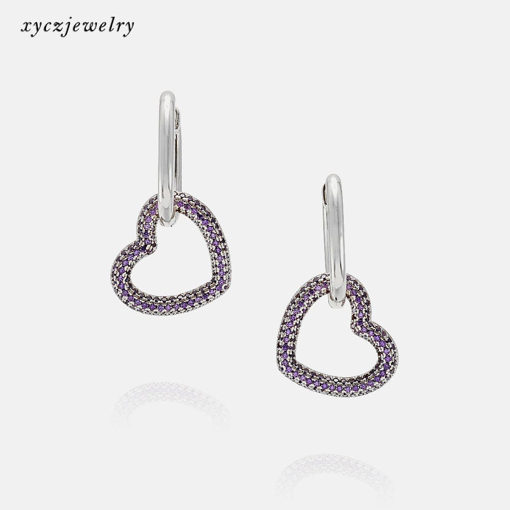 Brinco Argolinha Coração XYE103630