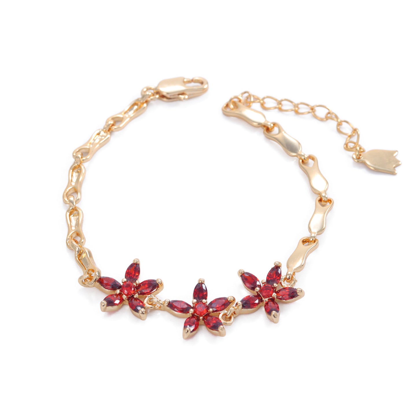 Pulseiras flores cravejadas XYH101141