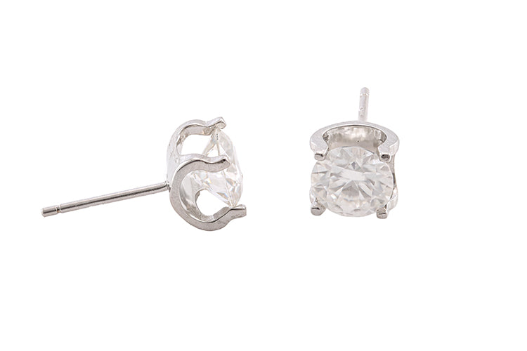 Brincos ponto de Luz Luxo Prata 925 e Moissanite XYE104881