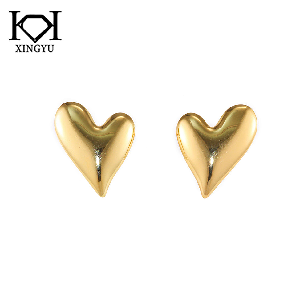 Brincos Coracoes Lisos ECG0228