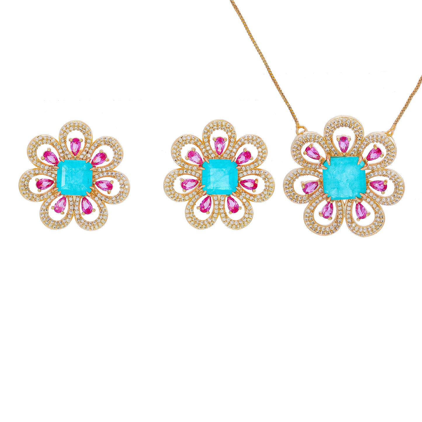 Colar de flores - XYS101517