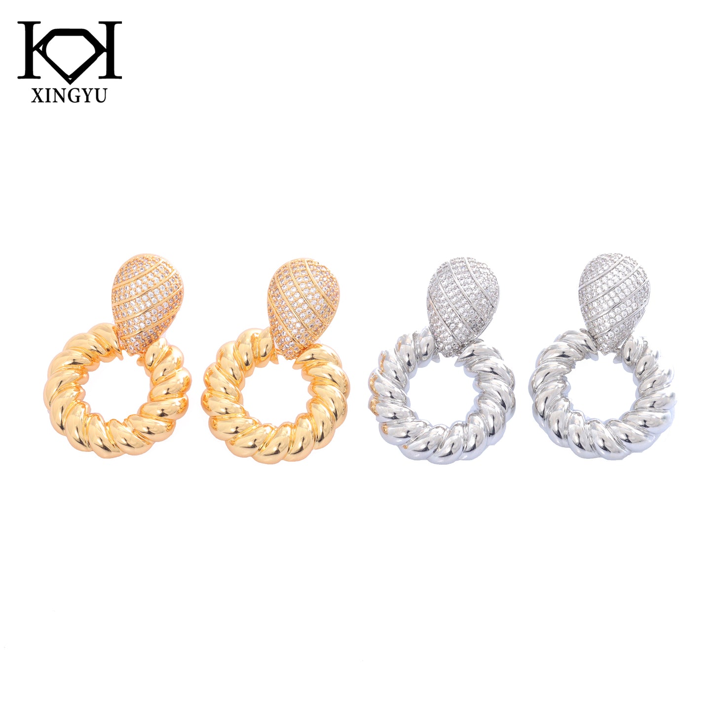 Brincos Aro Elegancia Unica XYE104812