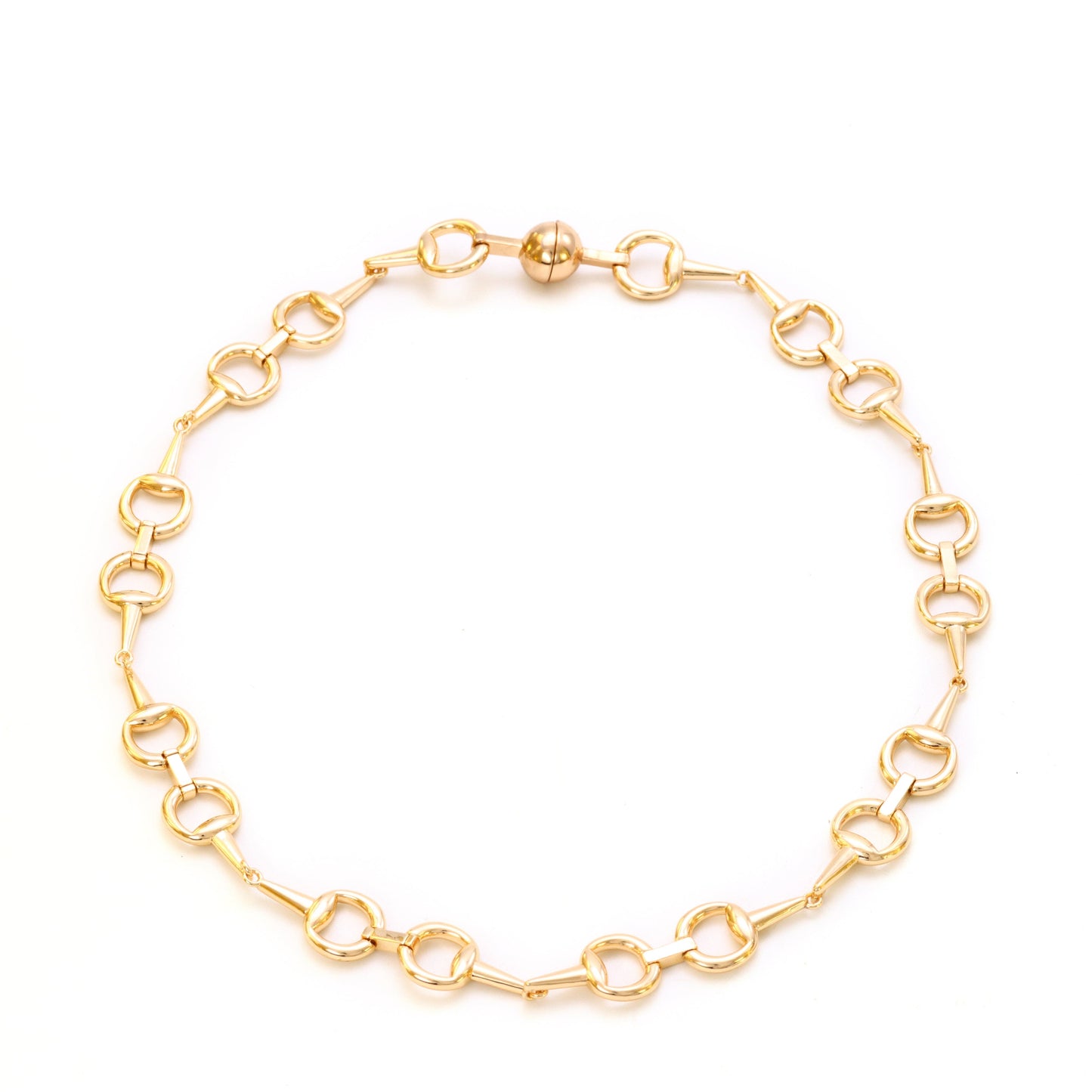 Colar elos vazados DCG0166