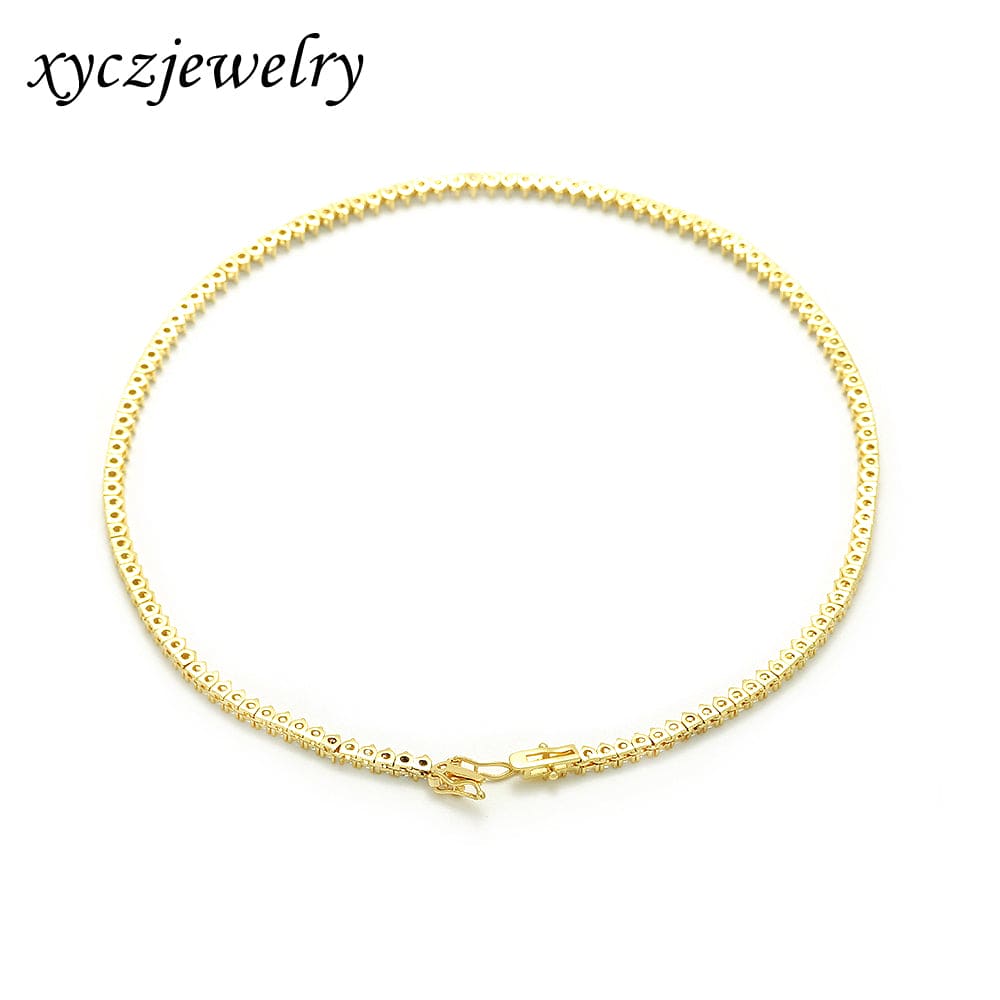 Colar Riviera Cristal A0028 项链