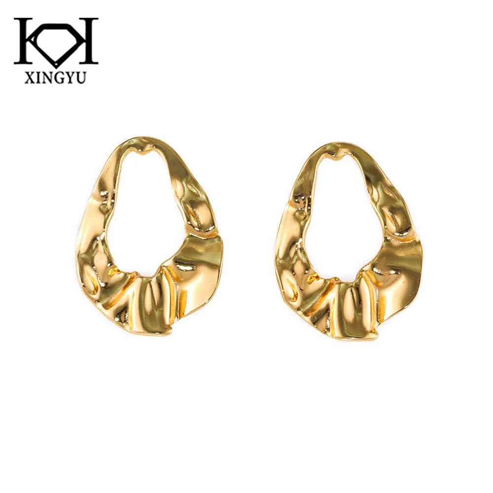 Brincos Argolas Organicas ECG0237