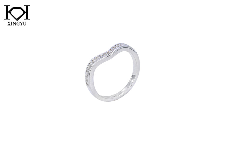 Anel Realeza Prata 925 e Moissanite XYR101496