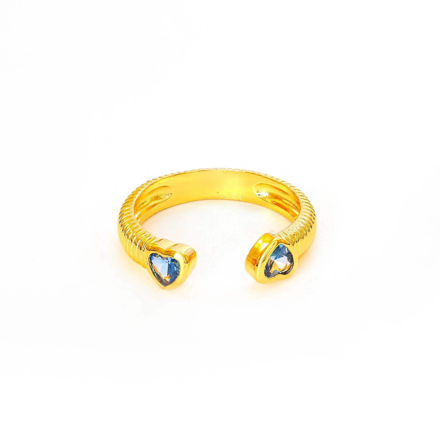 Anel aberto coração color - XYR103428