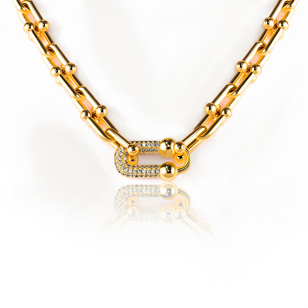 Conjunto Inspiracao Tiffany elo Cravejado DCG1164