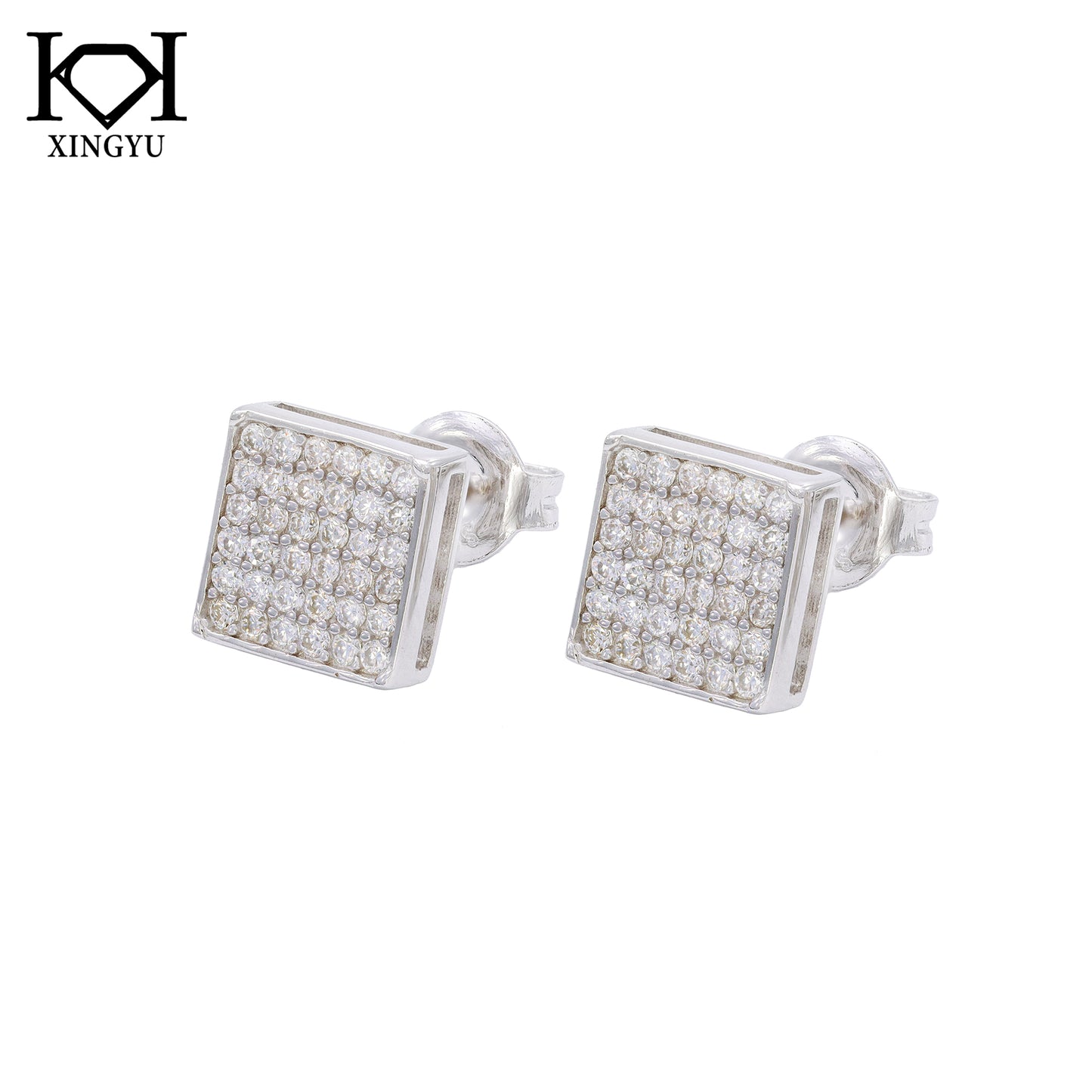 Brincos Encanto Prata 925 e moissanite XYE104916