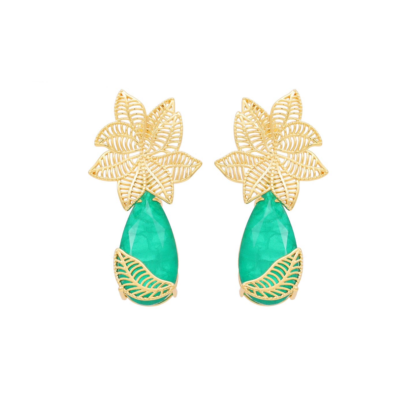 Brinco de fusão de flores perfeitos - XYS101170