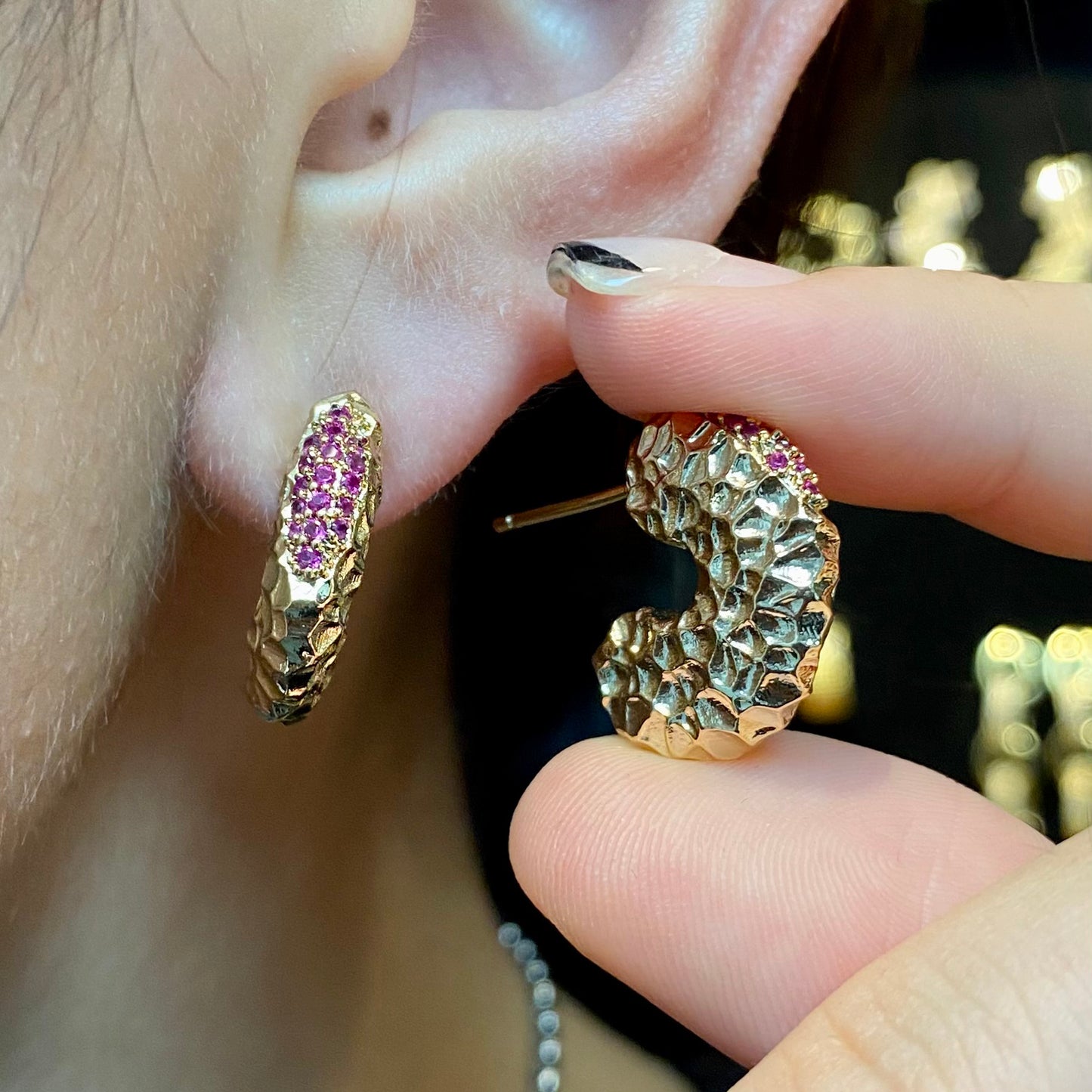 Brincos Argola estilo organico XYE105509