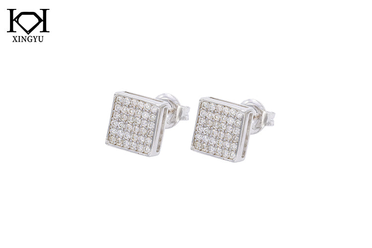 Brincos Encanto Prata 925 e moissanite XYE104916