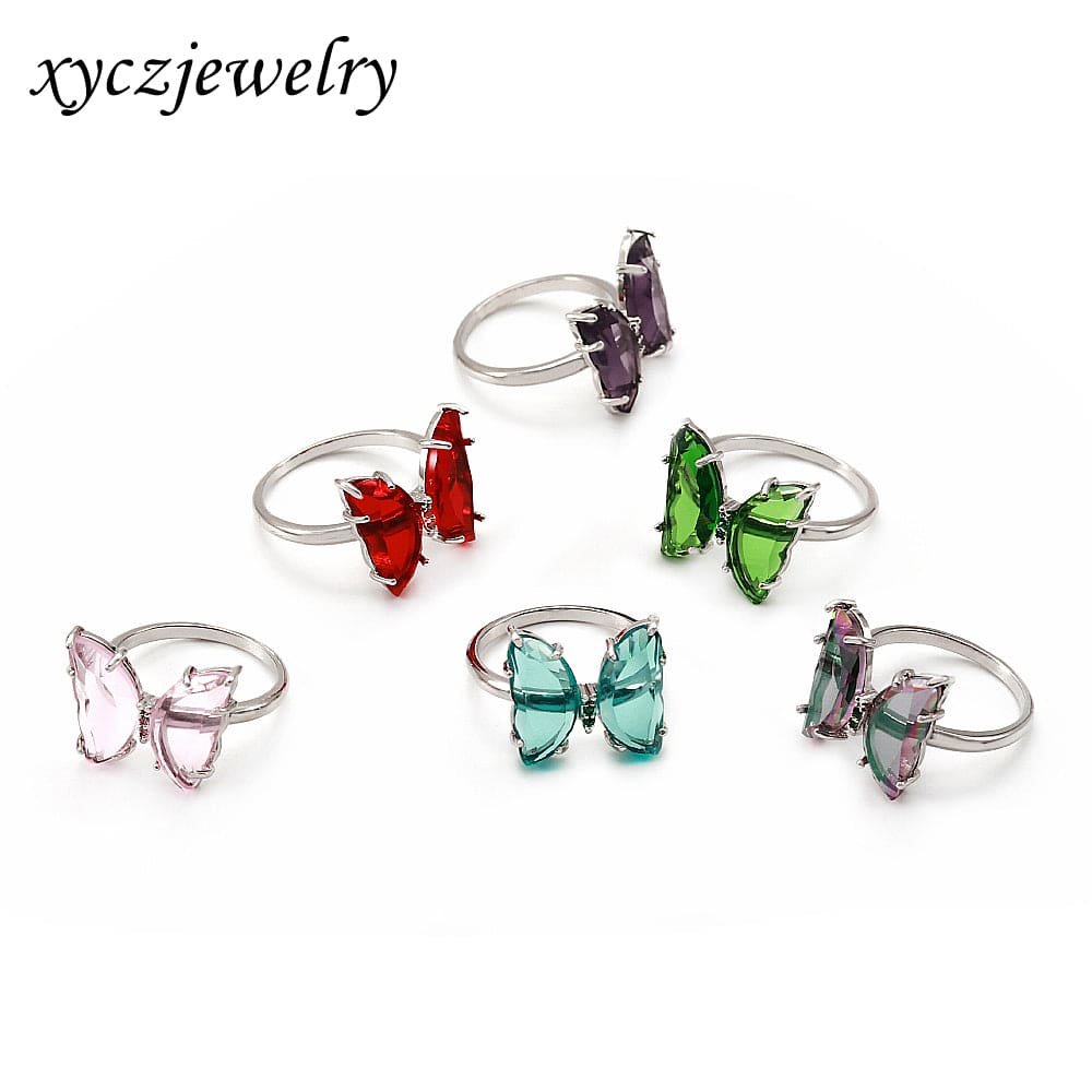 Borboletinha de Vidro ANEL-XYS100732