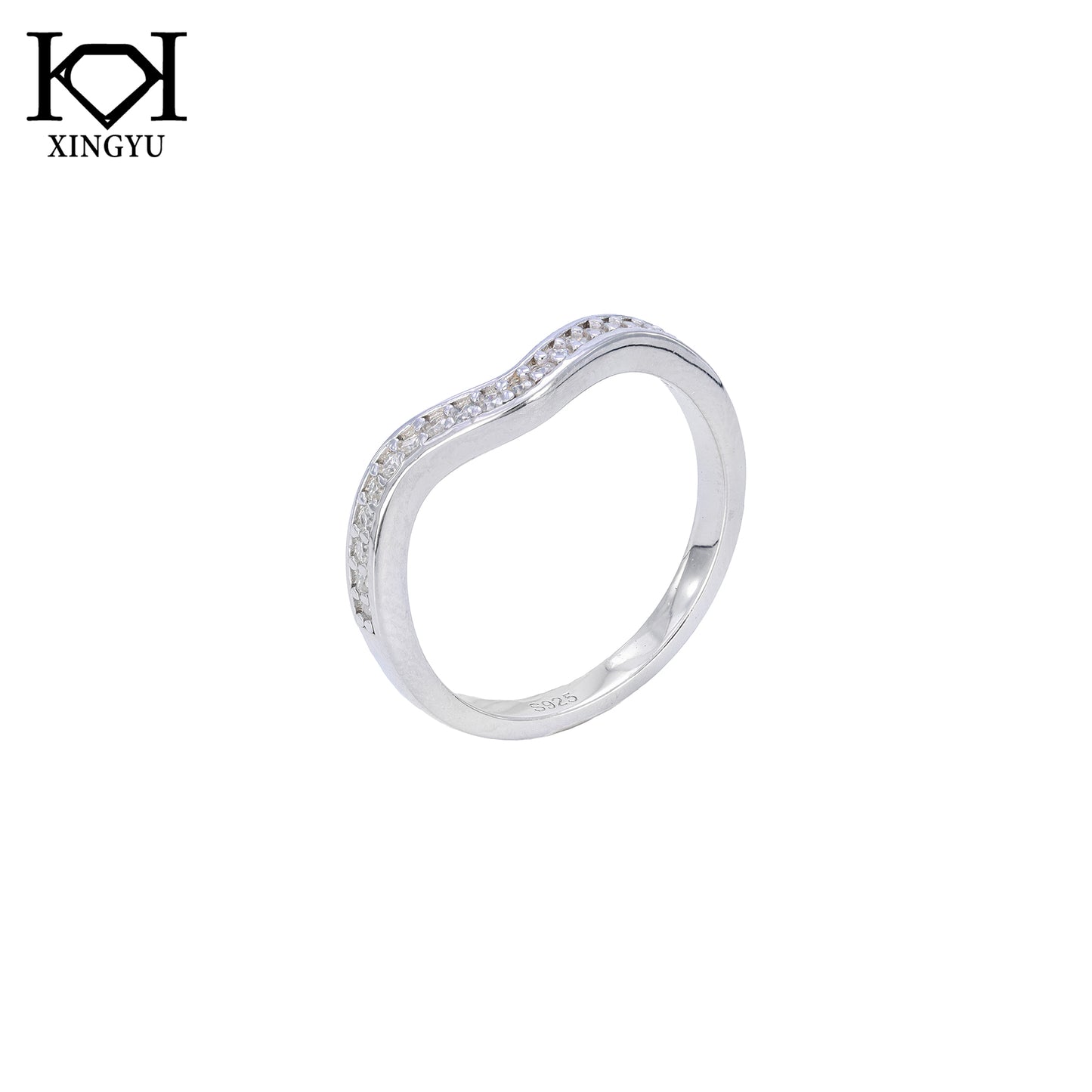 Anel Realeza Prata 925 e Moissanite XYR101496