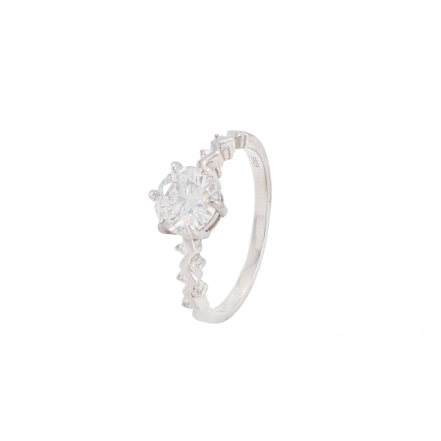 Anel Prata 925 Moissanite XYR101461