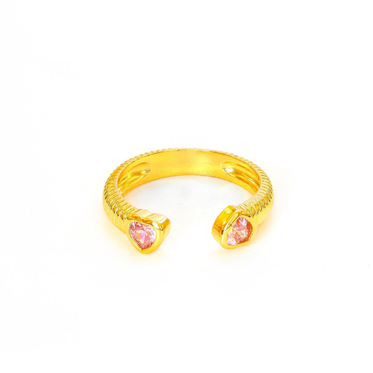 Anel aberto coração color - XYR103428