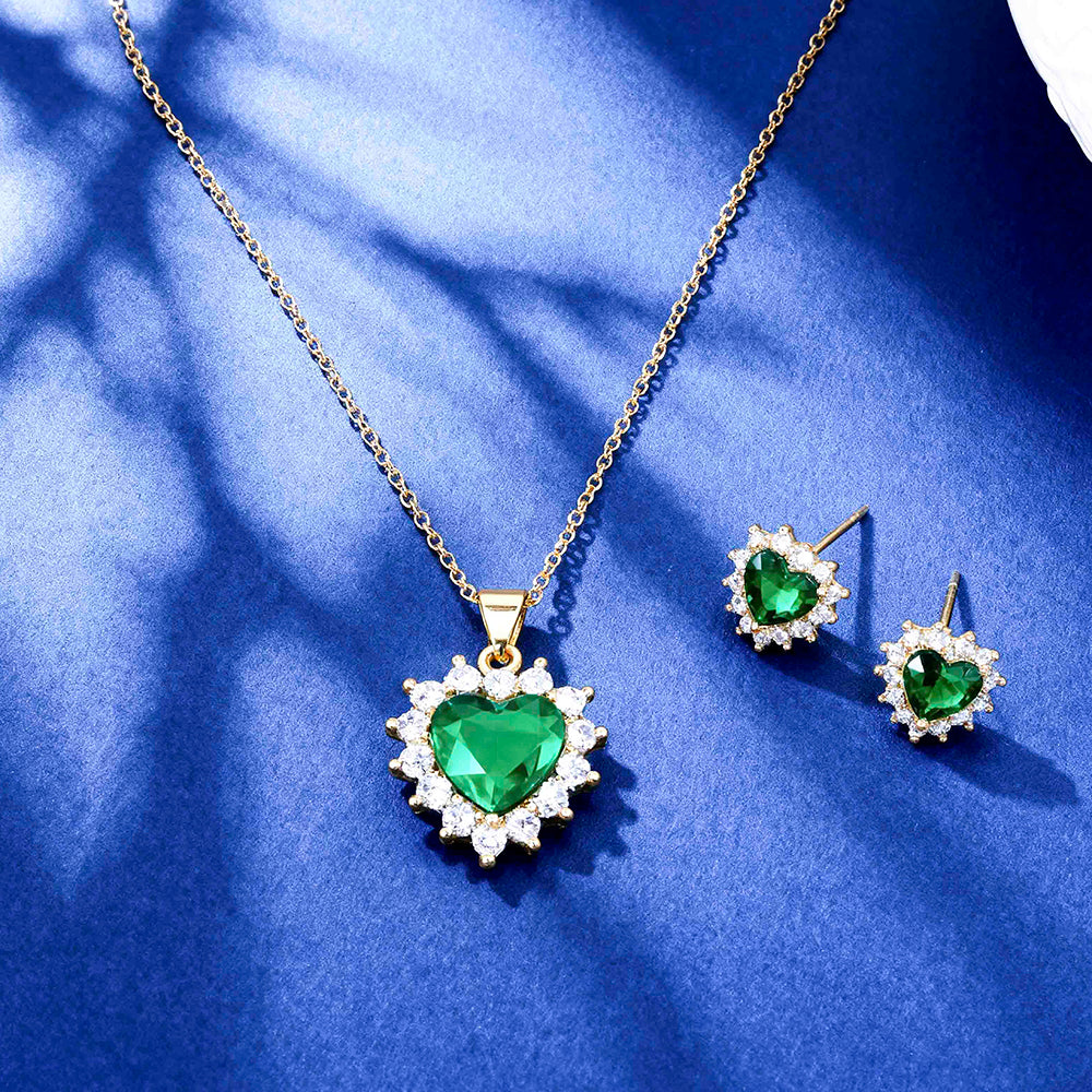 Conjunto Coracao Lapidado DCG0876