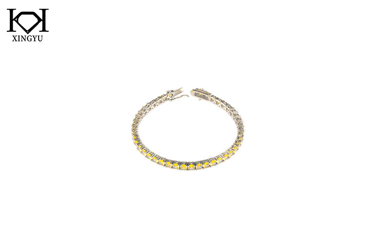 Pulseira Riviera 4mm Fancy Yellow A0027