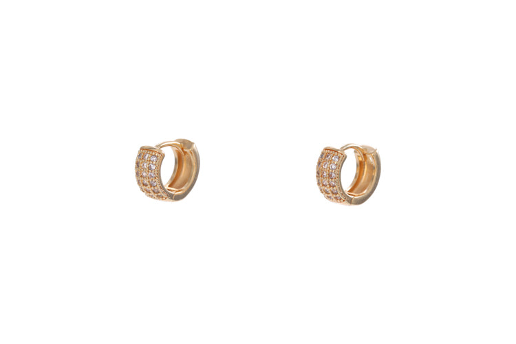 Brincos Argolas Cravejadas XYS101867