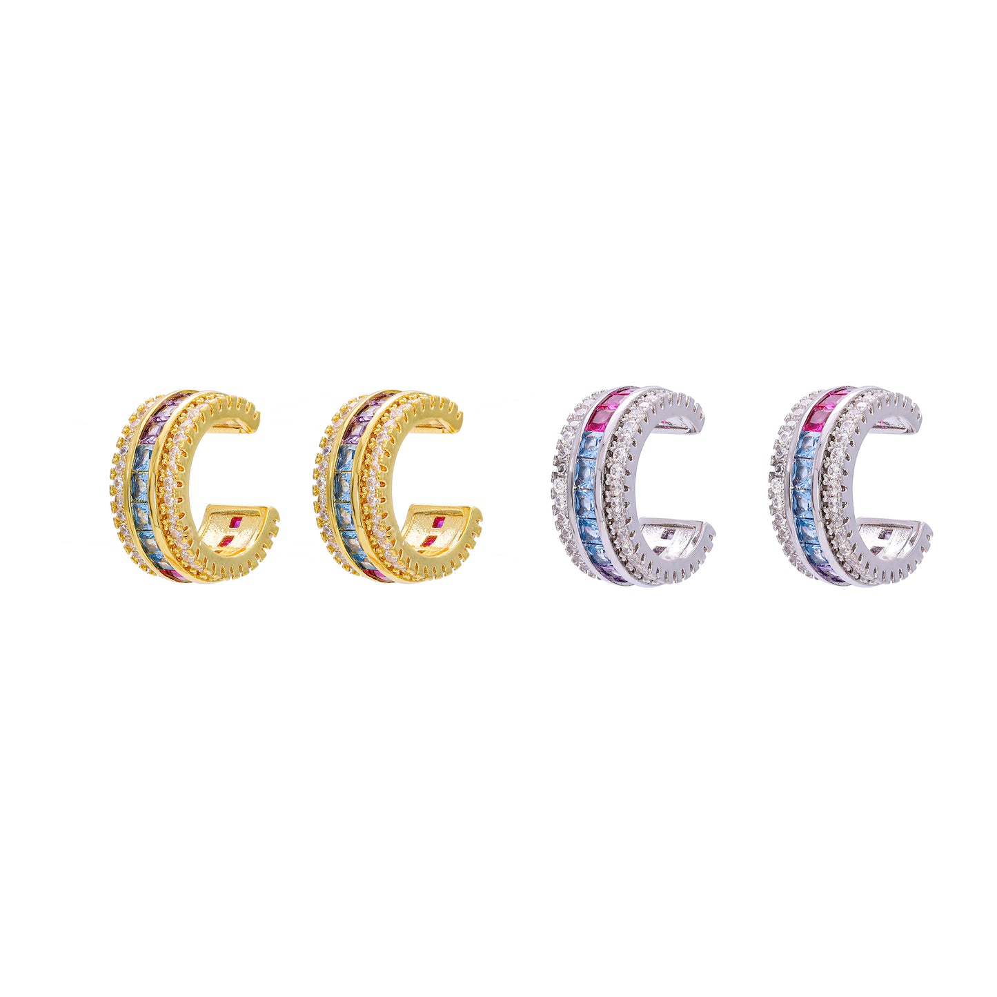 Brincos coloridos - XYE104616