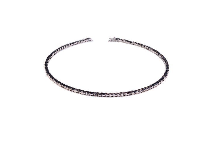 Colar Riviera 4mm Black A0027