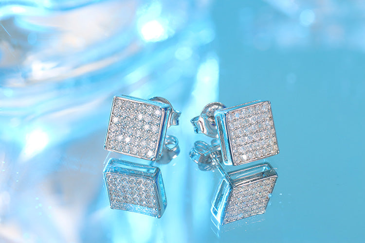 Brincos Encanto Prata 925 e moissanite XYE104916