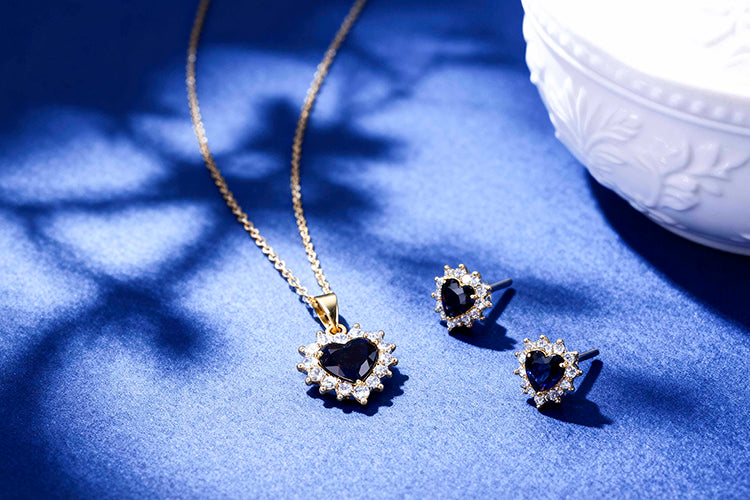 Conjunto Coracao Lapidado DCG0876