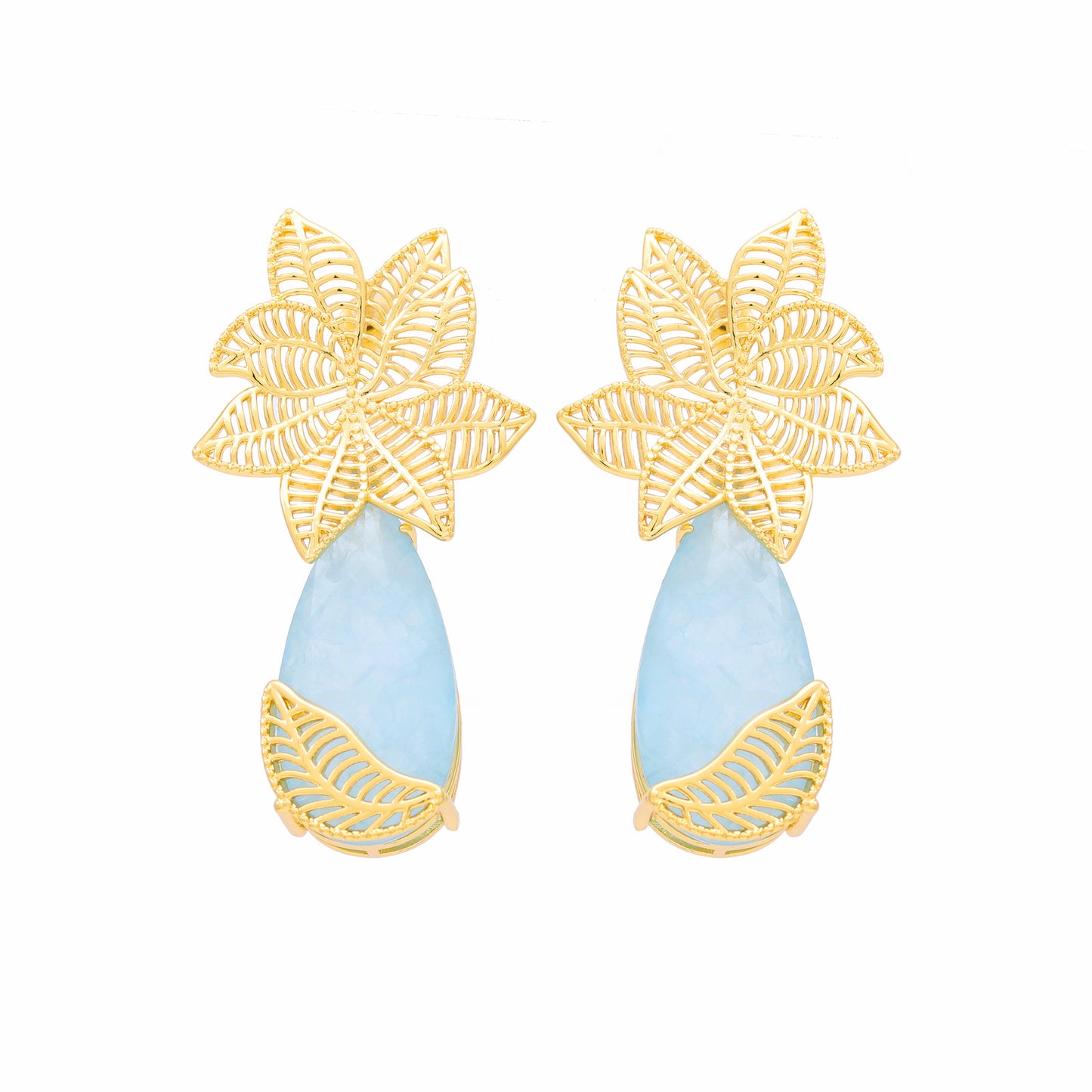 Brinco de fusão de flores perfeitos - XYS101170