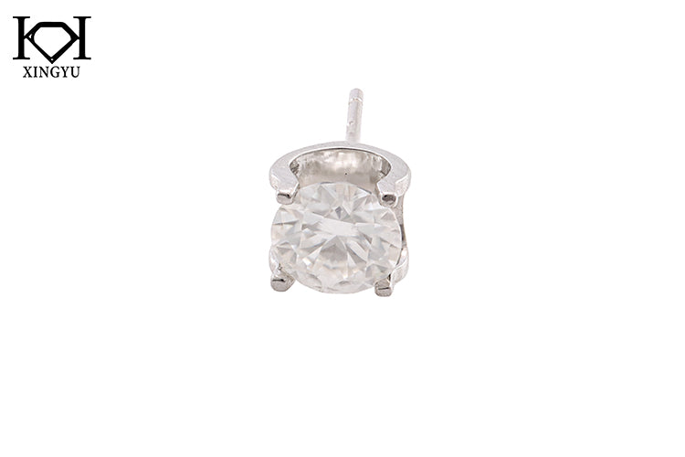 Brincos ponto de Luz Luxo Prata 925 e Moissanite XYE104881