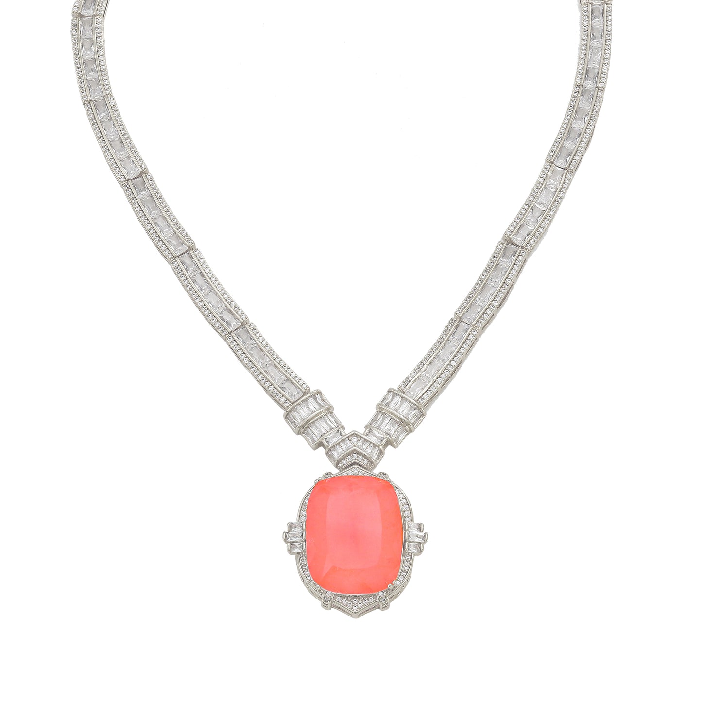 Colar Super Luxuosa pedra Fusion XYN100766