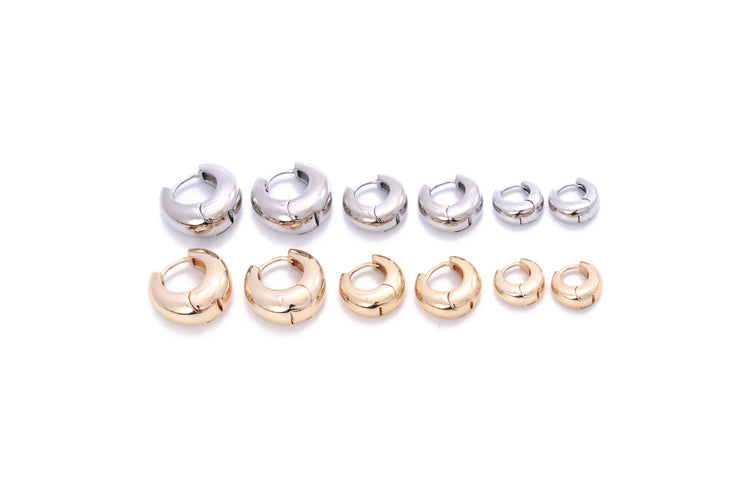 Trio Argolinhas Lisas Elegance XYE105447