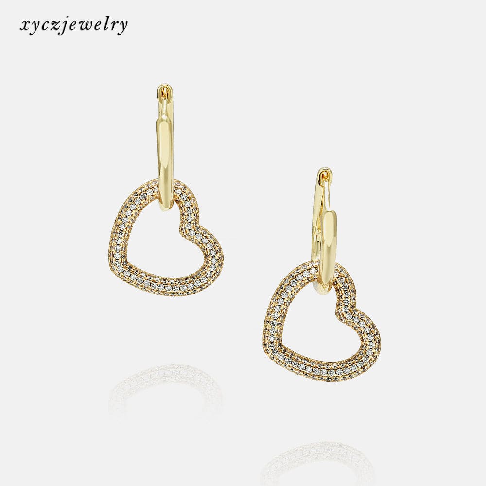 Brinco Argolinha Coração XYE103630