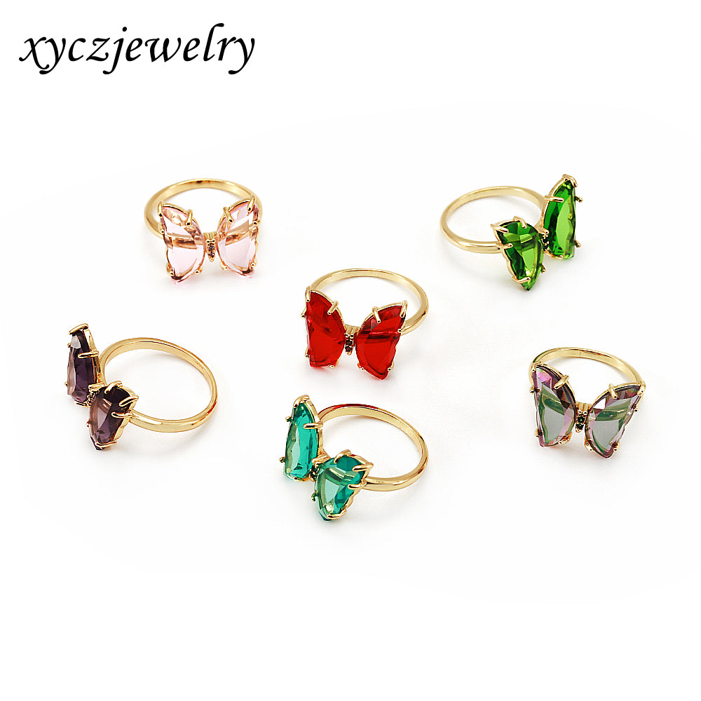 Borboletinha de Vidro ANEL-XYS100732