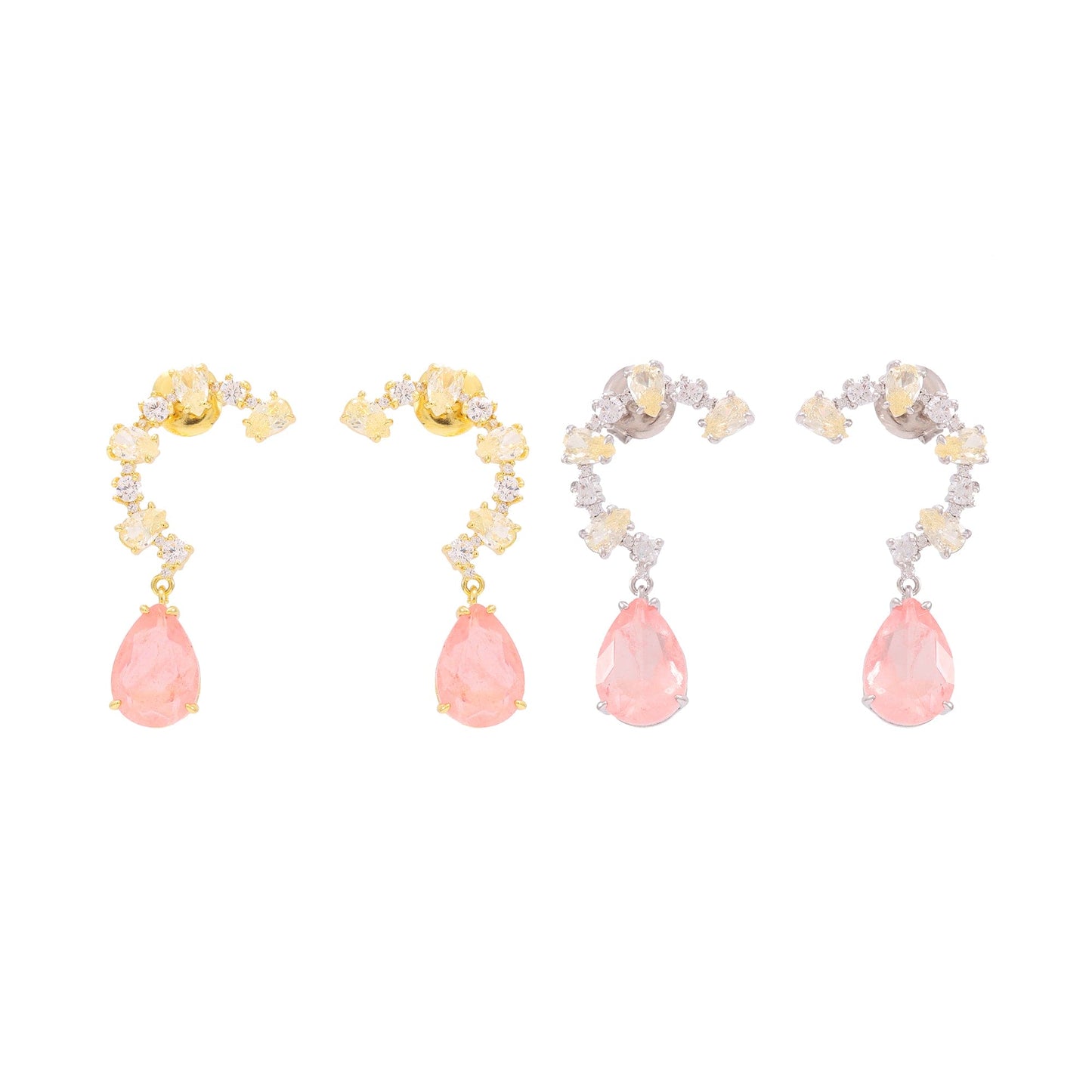 Brinco Fusion Gotas Elegantes - XYE104611