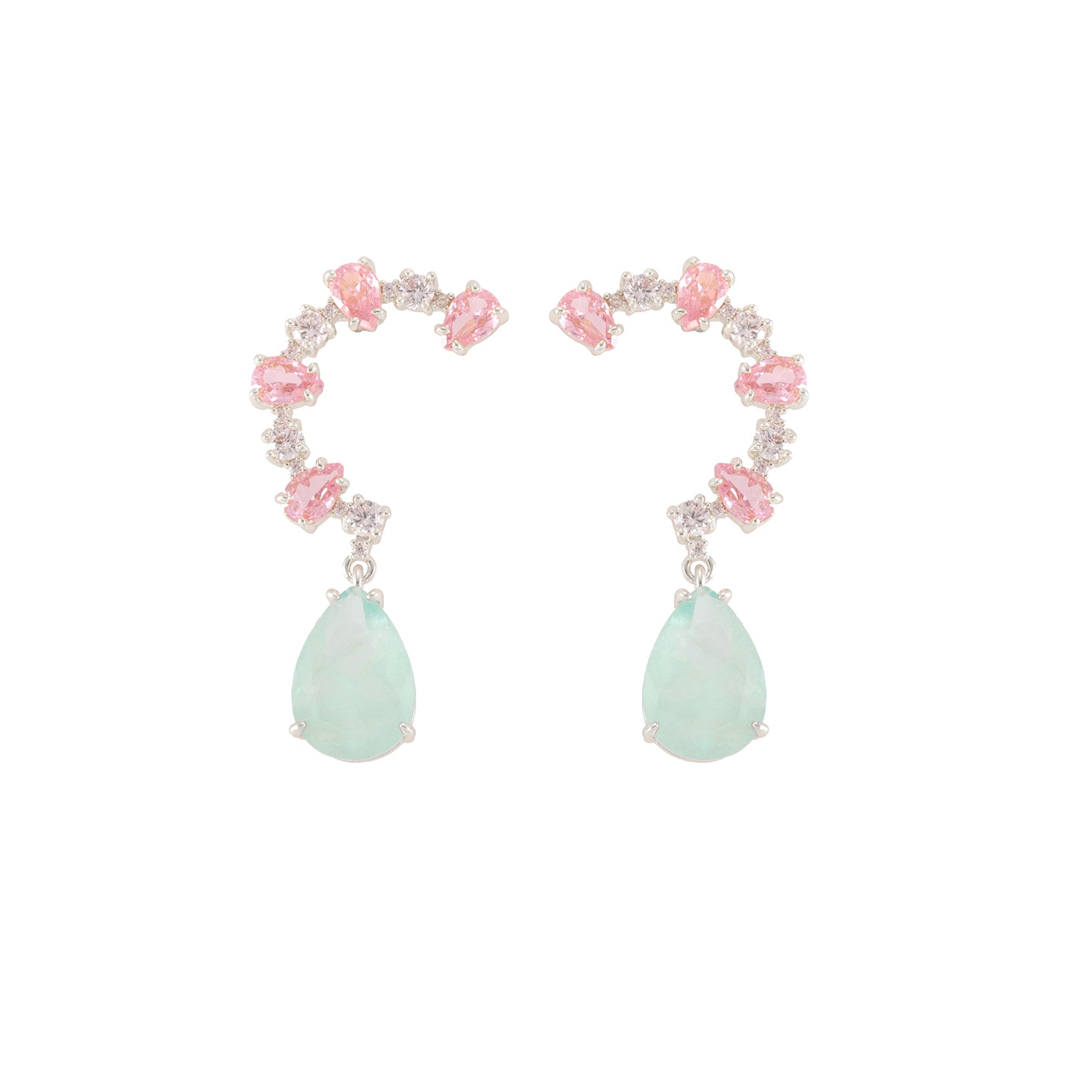 Brinco Fusion Gotas Elegantes - XYE104611