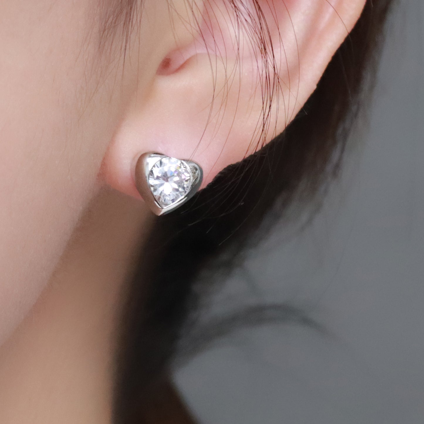 Brinco Coração Prata 925 XYE104886