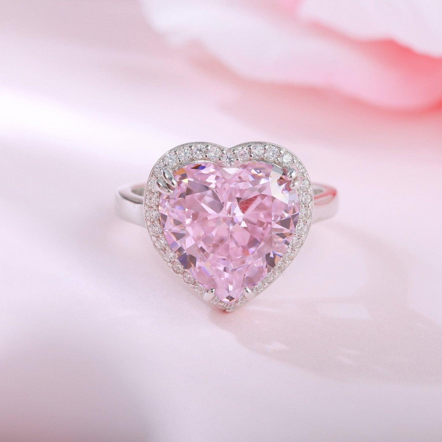 Anel Coração de alta fusão - Carbon Diamond XYR101438