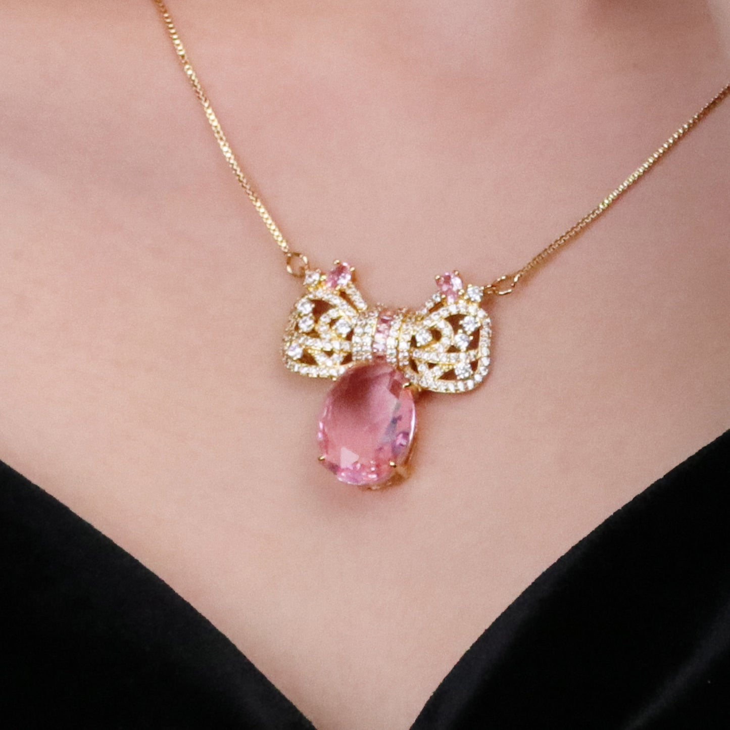 colar Laço Encantador - XYS101222