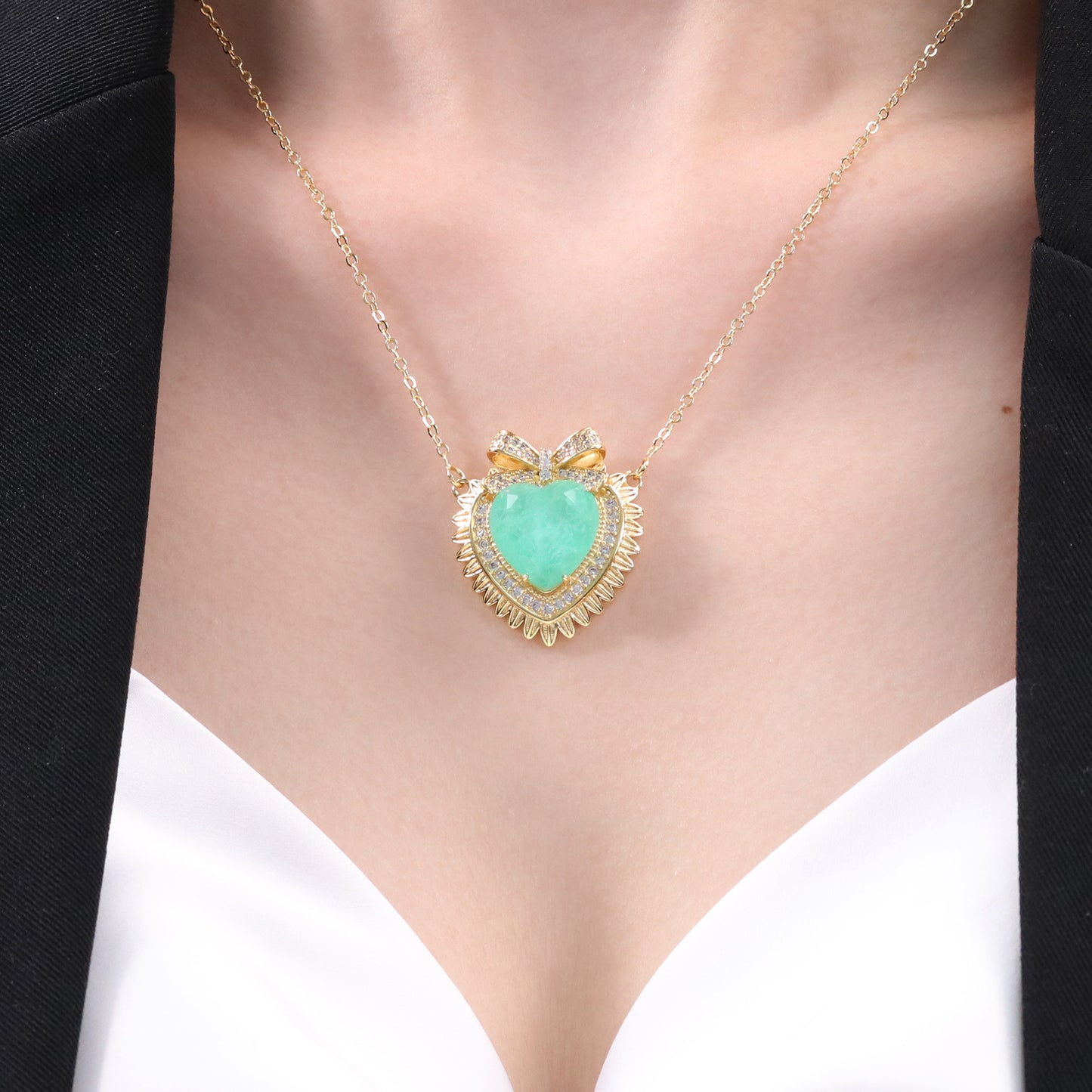 Colar Fusion Coração Presente - XYS101190