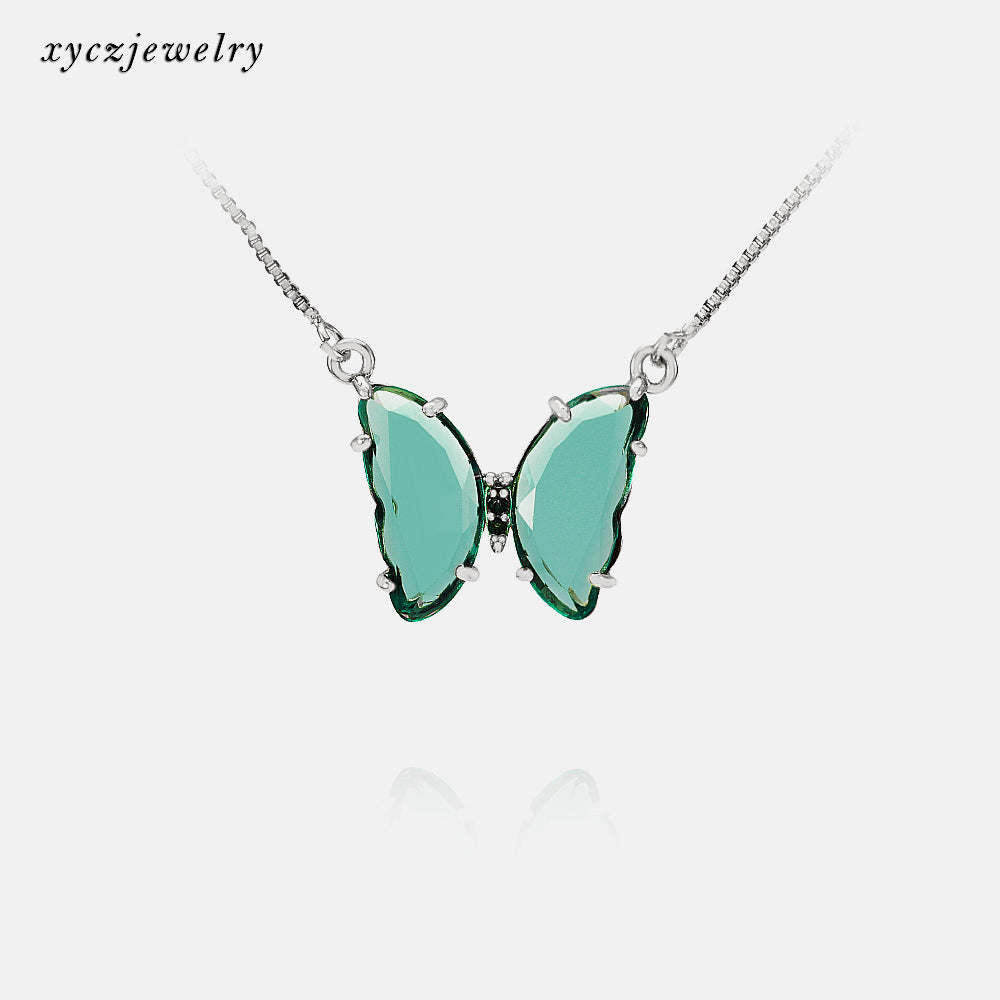 Borboletinha de Vidro Colar-XYS100732