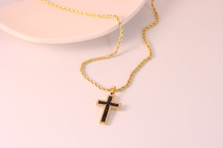 Pingente Cruz Cravejada DCG0246