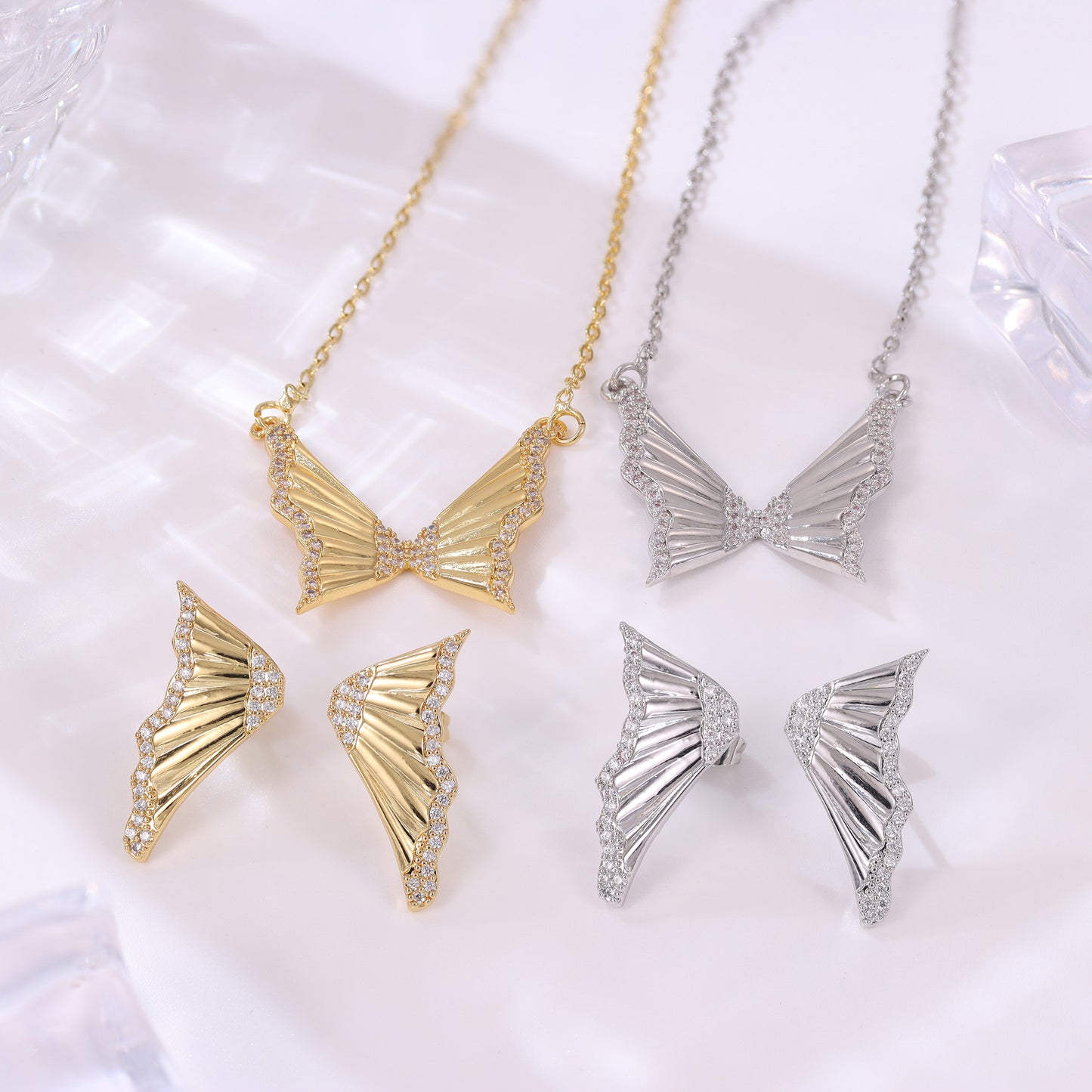 Brincos de asa de borboleta - XYS101715